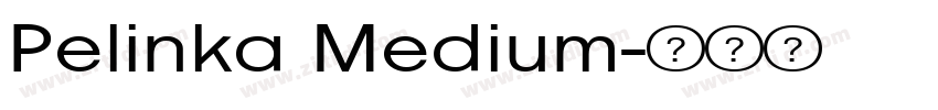 Pelinka Medium字体转换